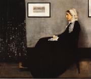 James Abbott McNeil Whistler Arrangement in Gray and Bloack No.1;Portrait of the Artist's Mother oil painting artist